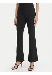 Calvin Klein Spodnie materiałowe LV044B223G Czarny Flare Fit. Kolor: czarny. Materiał: syntetyk #1