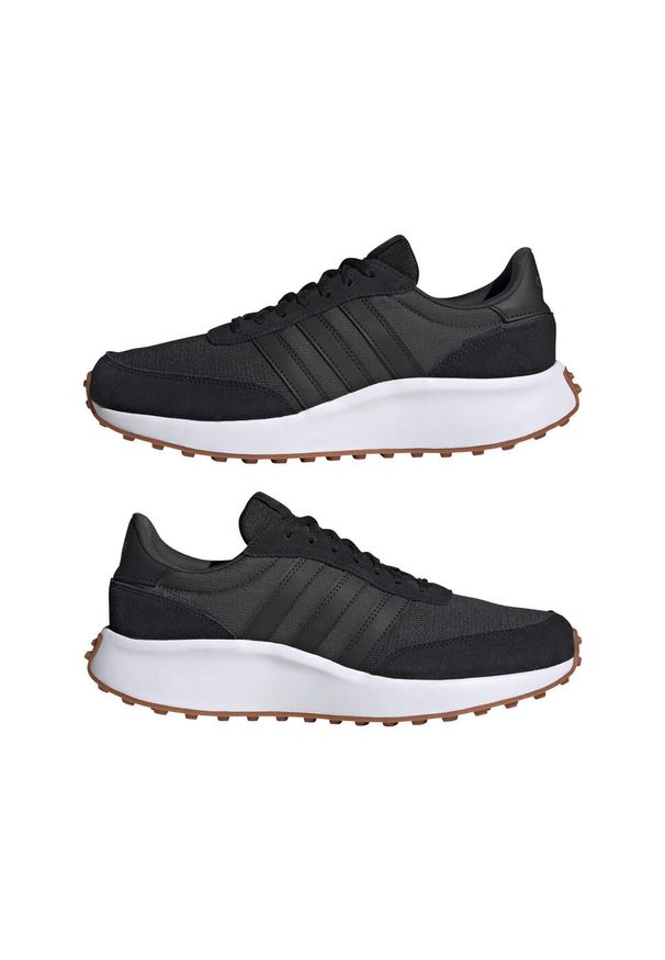 Adidas - Buty do biegania adidas 70s Lifestyler. Kolor: czarny. Materiał: materiał