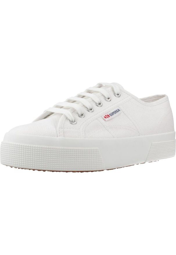 Superga - Buty 2740 Platform Rozmiar 38 - S21384W-901 Biały. Okazja: na co dzień. Kolor: biały. Obcas: na platformie
