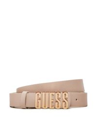 Guess Pasek Damski Meridian (BG) Belts BW9114 P4225 Écru. Materiał: skóra