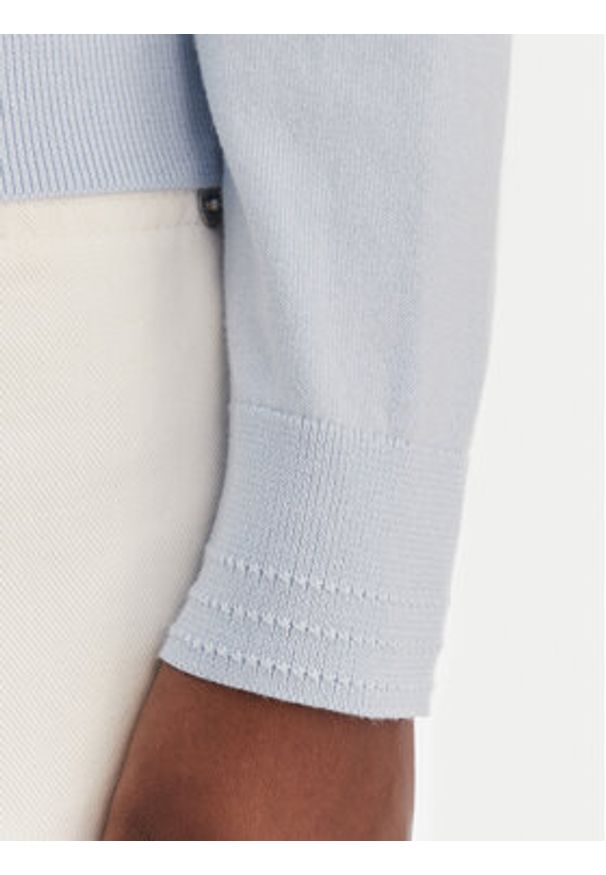 TOMMY HILFIGER - Tommy Hilfiger Kardigan WW0WW42370 Błękitny Regular Fit. Kolor: niebieski. Materiał: syntetyk