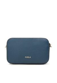 Furla Torebka Primula WB00667-BX0613-1785S-9-035-20-IT-B Granatowy. Kolor: niebieski. Materiał: skórzane