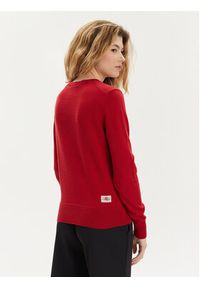 Aeronautica Militare Sweter 241MA1488DL506 Czerwony Regular Fit. Kolor: czerwony. Materiał: bawełna #6