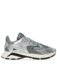 Buty Lacoste L003 Neo 124 3 SMA 747SMA0010-GS2 - szare. Zapięcie: sznurówki. Kolor: szary. Materiał: materiał, syntetyk, guma. Szerokość cholewki: normalna #1