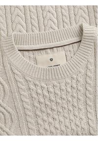 Jack & Jones - Jack&Jones Sweter Blusean 12283486 Beżowy Regular Fit. Kolor: beżowy. Materiał: bawełna #8