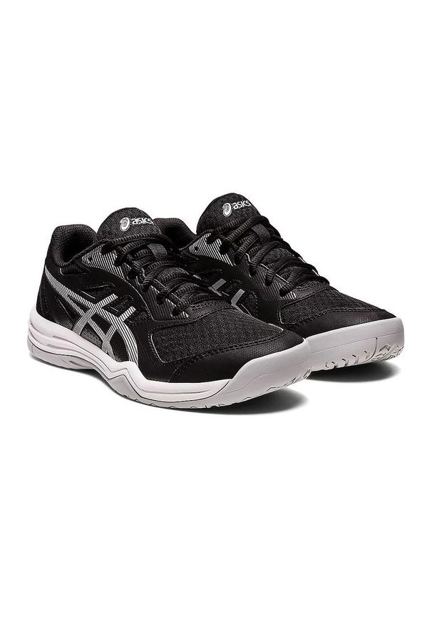 Buty do badmintona damskie Asics Upcourt 5. Kolor: wielokolorowy, szary, czarny