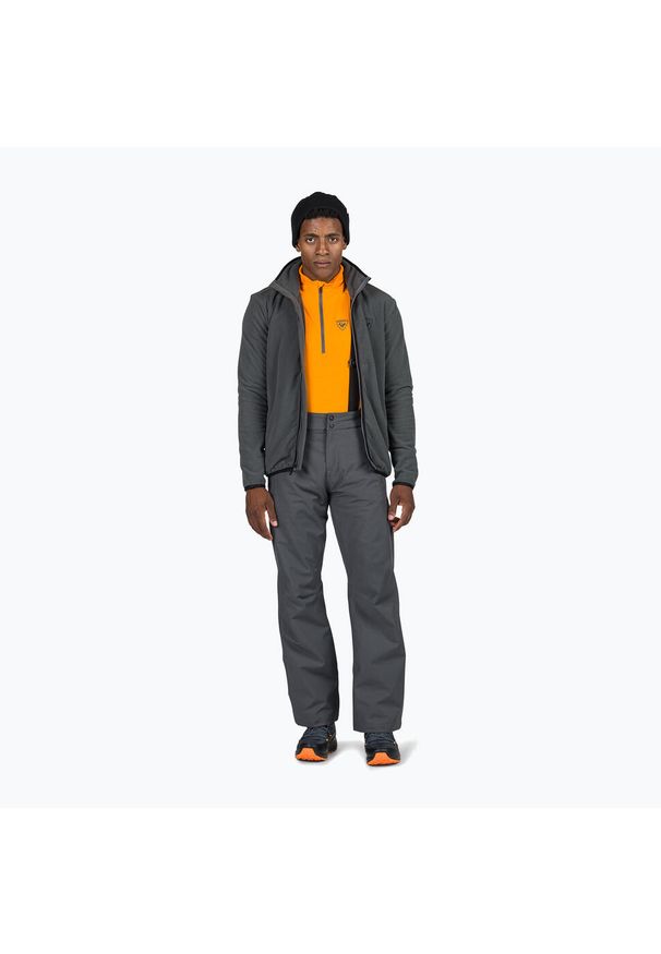 Bluza męska Rossignol Blackside Fleece Hz sunburst. Kolor: pomarańczowy. Sezon: zima. Sport: narciarstwo
