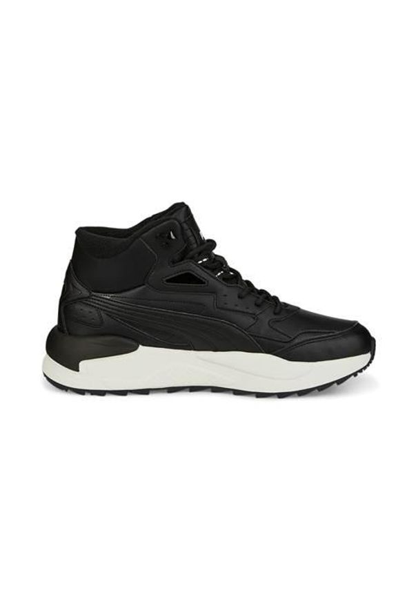 Buty do chodzenia męskie Puma Xray Speed Mid Wtr. Wysokość cholewki: za kostkę. Zapięcie: rzepy. Kolor: czarny. Materiał: materiał, syntetyk. Szerokość cholewki: normalna. Sport: turystyka piesza