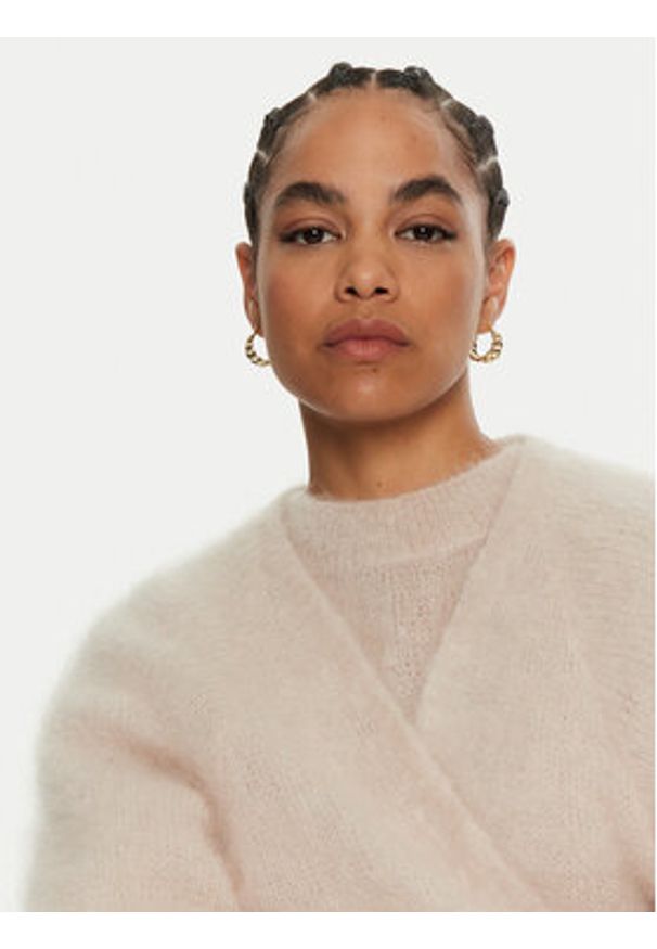 Dixie Kardigan M277K004A Écru Relaxed Fit. Materiał: syntetyk