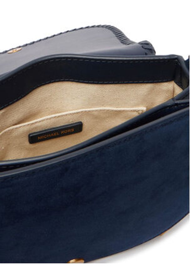 MICHAEL Michael Kors Torebka Josie 30S6AQ5M6O Niebieski. Kolor: niebieski. Materiał: zamszowe, skórzane