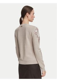 Liu Jo Sport Sweter TF6094 MS49I Szary Regular Fit. Kolor: szary. Materiał: wiskoza. Styl: sportowy #4