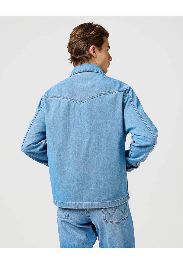 Wrangler - MESKA KURTKA WRANGLER RODEO UTILITY JACKET BOHEMIAN BLUE 112362738