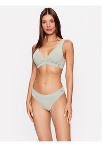 Calvin Klein Underwear Biustonosz top 000QF7111E Zielony. Kolor: zielony. Materiał: bawełna