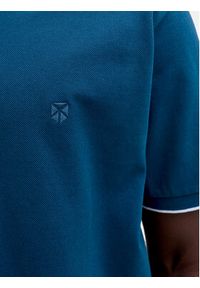 Jack & Jones Polo Blaweston 12297755 Granatowy Regular Fit. Typ kołnierza: polo. Kolor: niebieski. Materiał: bawełna #7