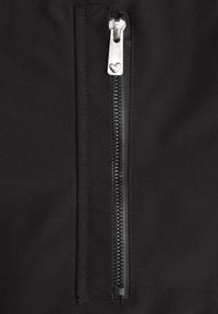 Born2be - Czarna Kurtka Wiatrówka o Kroju Parki z Odpinanym Kapturem Nalinora. Okazja: na co dzień. Kolekcja: plus size. Kolor: czarny. Materiał: dzianina, jeans. Długość rękawa: długi rękaw. Długość: długie. Wzór: aplikacja. Styl: casual, elegancki, klasyczny #2