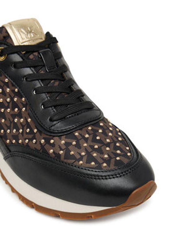 MICHAEL Michael Kors Sneakersy Nova Trainer 0000305905994 Brązowy. Kolor: brązowy. Materiał: skóra
