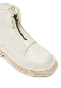 United Colors of Benetton - United Colors Of Benetton Trapery 8H6DDD038 Écru. Materiał: skóra #3