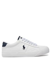 Polo Ralph Lauren Sneakersy RL00564111 J Biały. Kolor: biały. Materiał: skóra #1