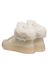 Geox Sneakersy D Sedral Court D564QC 00085 C1122 Écru. Materiał: skóra #4