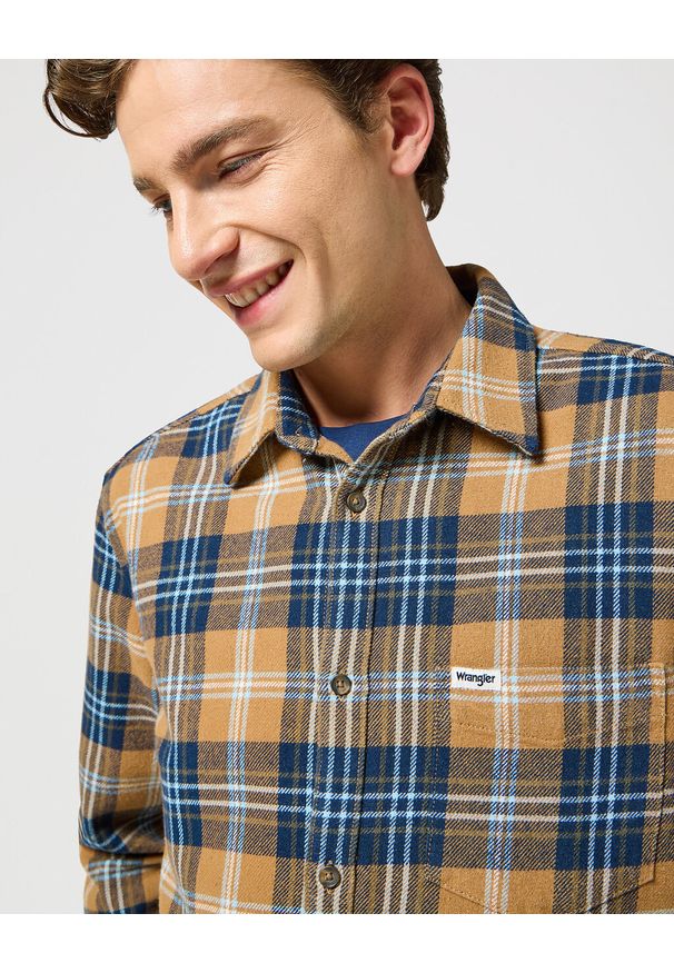 Wrangler - WRANGLER MĘSKA KOSZULA 1 PKT SHIRT DUON 112357225 W5X2008619