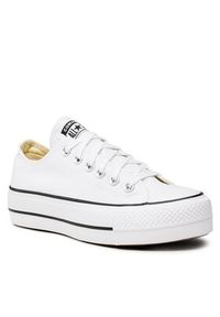 Converse Trampki Chuck Taylor All Star Lift Ox 560251C Biały. Kolor: biały. Materiał: materiał #3