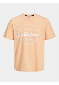 Jack & Jones - Jack&Jones T-Shirt Forest 12247972 Pomarańczowy Standard Fit. Kolor: pomarańczowy. Materiał: bawełna, syntetyk