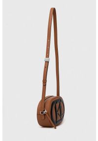 Karl Lagerfeld torebka skórzana kolor brązowy. Kolor: brązowy. Materiał: skórzane #4