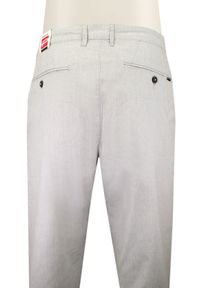 Lekkie, Bawełniane Spodnie - Wiosna, Lato - Pako Jeans - Jasny Popiel. Materiał: bawełna, elastan. Sezon: wiosna, lato #3