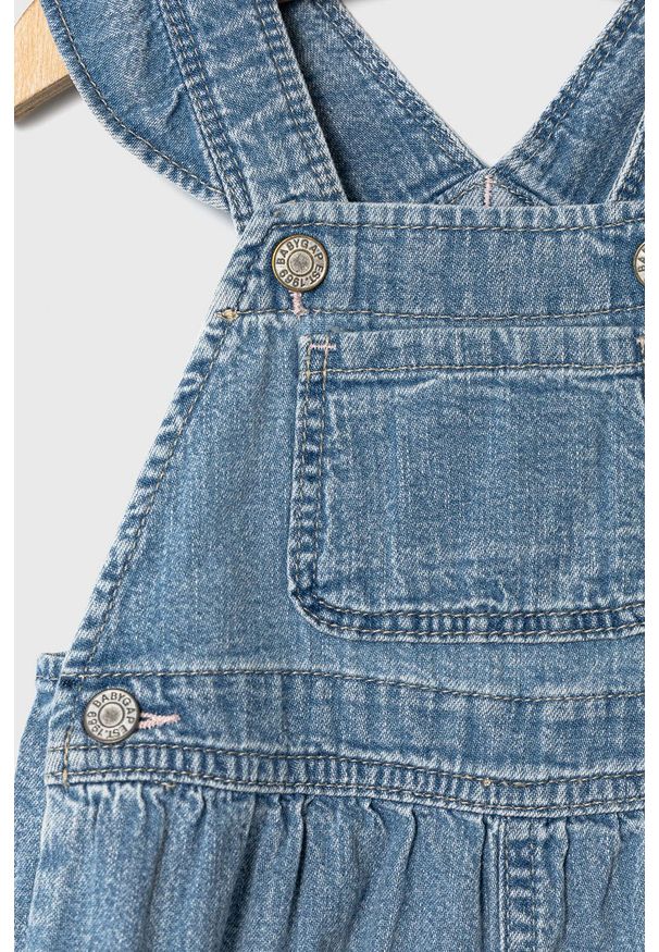 GAP Szorty jeansowe dziecięce gładkie. Okazja: na co dzień. Kolor: niebieski. Materiał: jeans. Wzór: gładki. Styl: casual