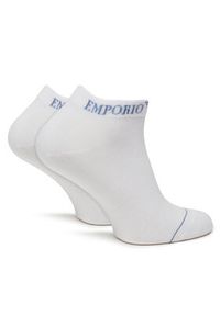 Emporio Armani Zestaw 3 par niskich skarpet męskich EM000550 AF12276 M0066 Biały. Kolor: biały. Materiał: materiał, bawełna #3