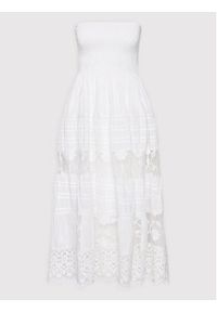 Iconique Sukienka letnia Gaia IC22 096 Biały Regular Fit. Kolor: biały. Materiał: bawełna. Sezon: lato #4