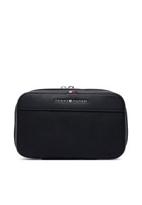 TOMMY HILFIGER - Tommy Hilfiger Kosmetyczka Th Central Washbag AM0AM14824 Czarny. Kolor: czarny. Materiał: skóra #1