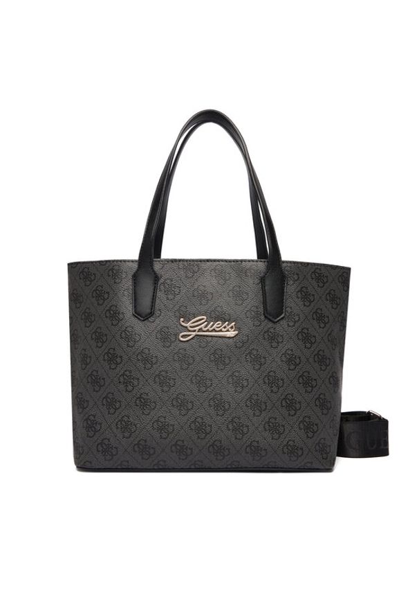 Guess Torebka J6RZ13 WFMF0 Czarny. Kolor: czarny. Materiał: skórzane