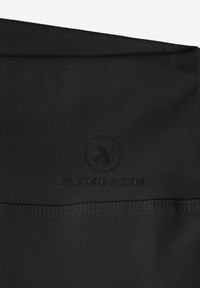 Renee - Czarne Szorty Bikery High Waist z Wyszczuplającym Pasem Briarrose. Okazja: na co dzień. Stan: podwyższony. Kolor: czarny. Materiał: len. Styl: sportowy, casual #6