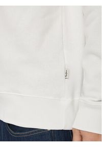 Pepe Jeans Bluza Ruwan PM582669 Biały Regular Fit. Kolor: biały. Materiał: bawełna