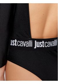 Just Cavalli Body 74PBM200 Czarny Slim Fit. Kolor: czarny. Materiał: syntetyk