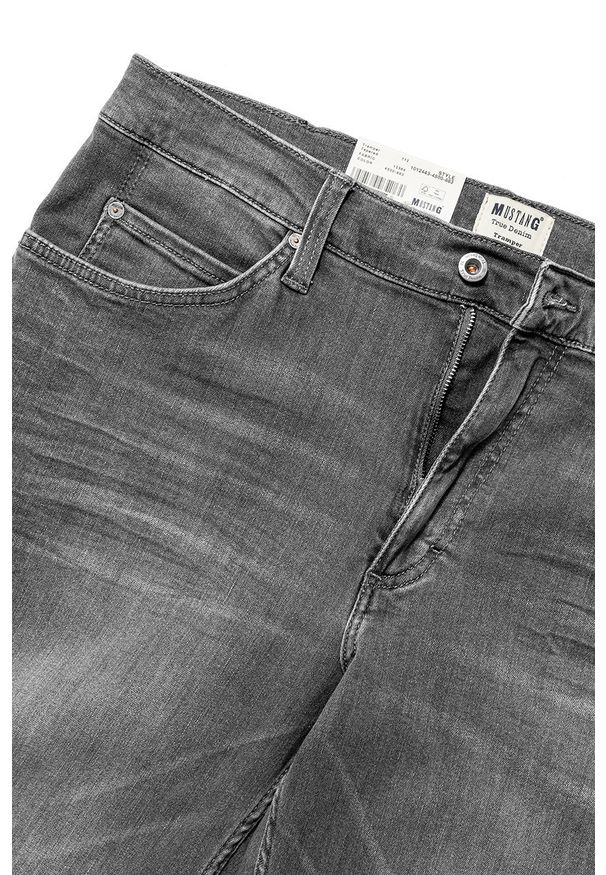 Mustang - MUSTANG TRAMPER TAPERED MĘSKIE SPODNIE JEANSOWE DENIM GREY 1012443 4500 883