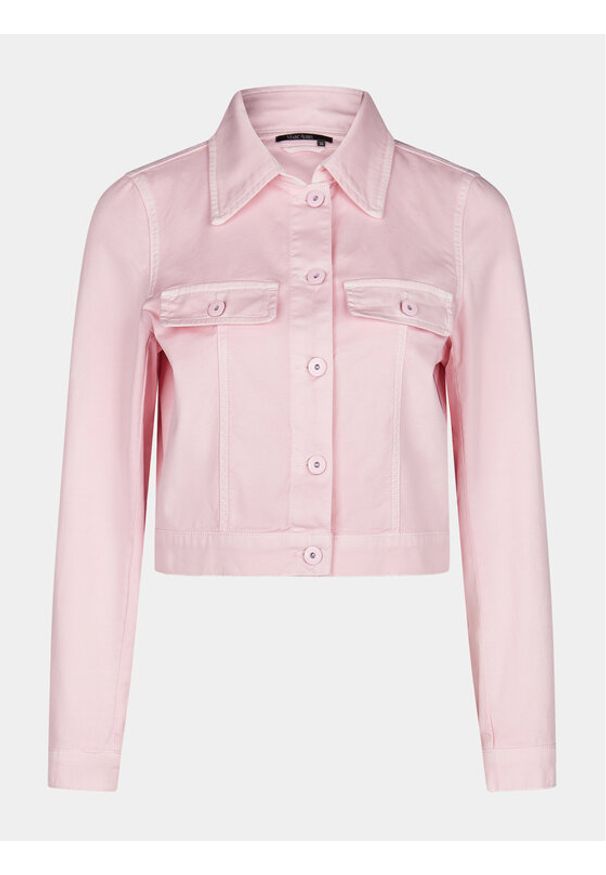 Marc Aurel Kurtka jeansowa 3850 2000 93098 Różowy Slim Fit. Kolor: różowy. Materiał: bawełna