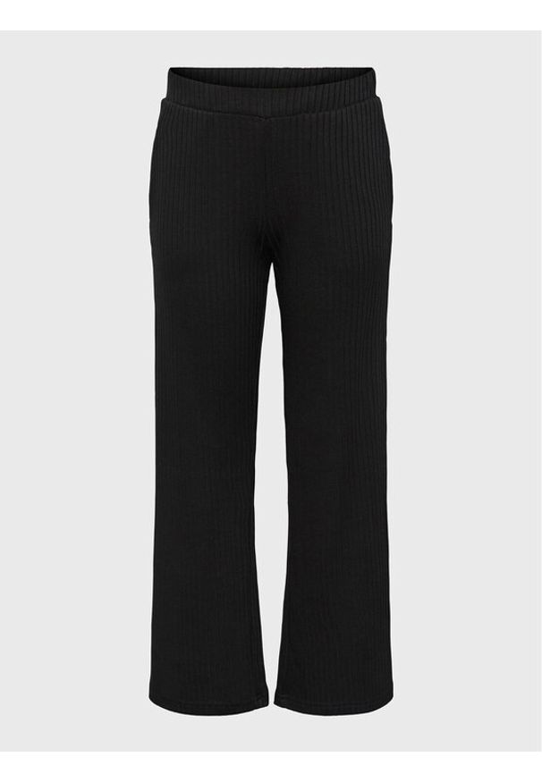 Pieces KIDS Spodnie dresowe Molly 17138653 Czarny Regular Fit. Kolor: czarny. Materiał: dresówka, syntetyk