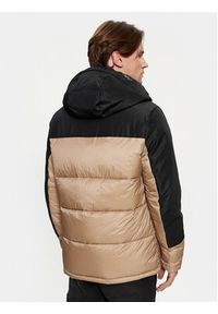 Champion Kurtka przejściowa Hooded Jacket 219190 Beżowy Regular Fit. Kolor: beżowy. Materiał: syntetyk #5