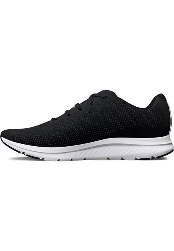 Buty do biegania męskie Under Armour Charged Impulse 3. Zapięcie: sznurówki. Kolor: biały, wielokolorowy, czarny, szary. Materiał: materiał, syntetyk, tkanina. Szerokość cholewki: normalna