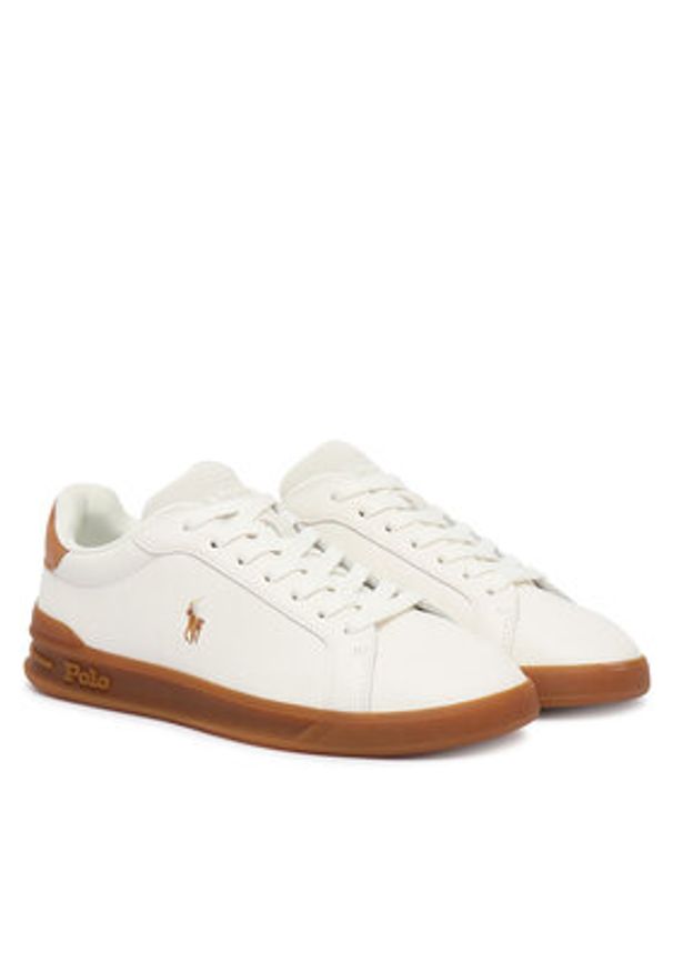 Polo Ralph Lauren Sneakersy 804P08223001 Biały. Kolor: biały. Materiał: skóra