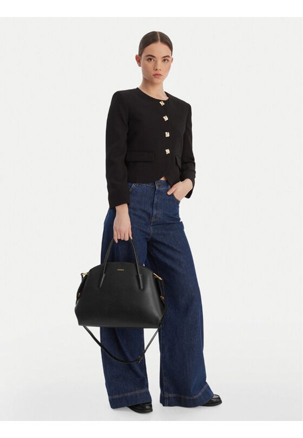 Coccinelle Torebka U7K Coccinelletylde E1 U7K 18 01 01 Czarny. Kolor: czarny. Materiał: skórzane