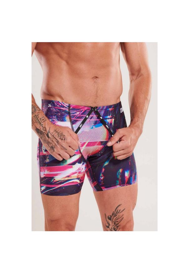 ZEROD - Bokserki na basen Zerod Glitcher. Kolor: wielokolorowy