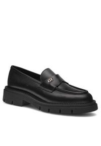 Gino Rossi Loafersy GRACE-I23-26372PE Czarny. Kolor: czarny. Materiał: skóra #8