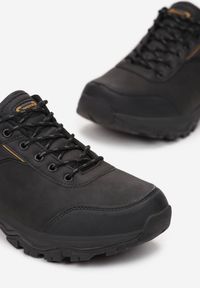 Born2be - Czarne Buty Trekkingowe Cecrol. Nosek buta: okrągły. Zapięcie: sznurówki. Kolor: czarny. Materiał: syntetyk, nubuk. Szerokość cholewki: normalna. Sport: wspinaczka #2