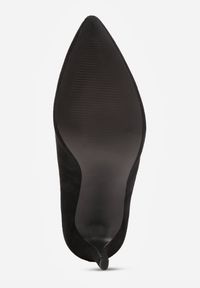 Renee - Czarne Czółenka Szpilki z Wkładką ze Skóry Naturalnej ze Szpiczastym Noskiem Mairisse. Nosek buta: szpiczasty. Kolor: czarny. Materiał: skóra. Obcas: na szpilce. Styl: elegancki, klasyczny #4