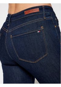 TOMMY HILFIGER - Tommy Hilfiger Jeansy WW0WW14742 Granatowy Skinny Fit. Kolor: niebieski