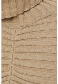 Birgitte Herskind sweter bawełniany Nynne damski kolor beżowy z golfem. Okazja: na co dzień. Typ kołnierza: golf. Kolor: beżowy. Materiał: bawełna. Długość rękawa: długi rękaw. Długość: długie. Wzór: gładki. Styl: casual #5
