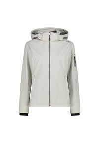 Kurtka damska turystyczna CMP 39A5006. Kolor: biały. Materiał: softshell. Sport: turystyka piesza #1